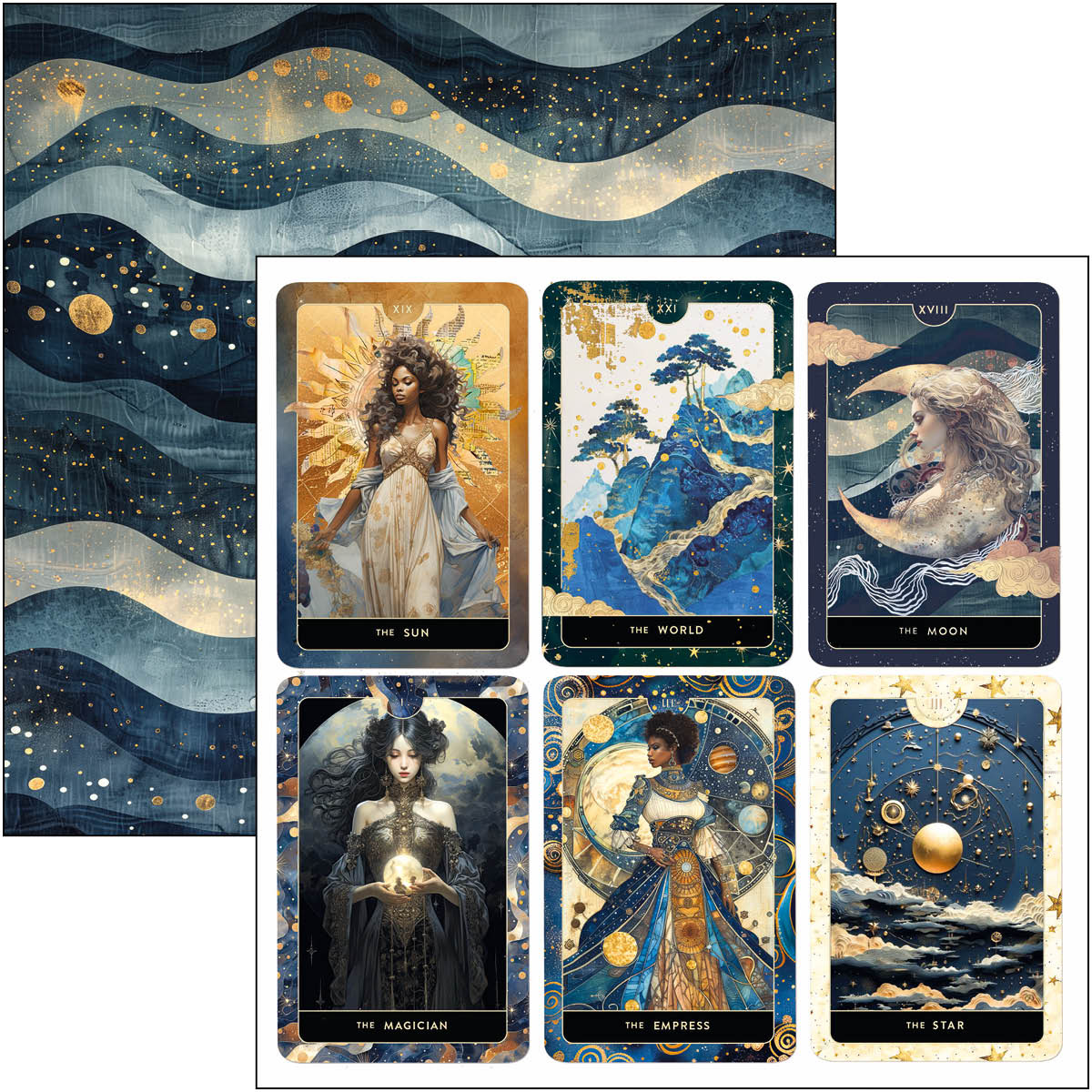 Celestial Patterns Pad 8"x8" 12/Pkg - Image 7