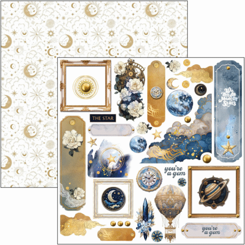 Celestial Fussy Cut Pad 6"x6" 24/Pkg - Image 5