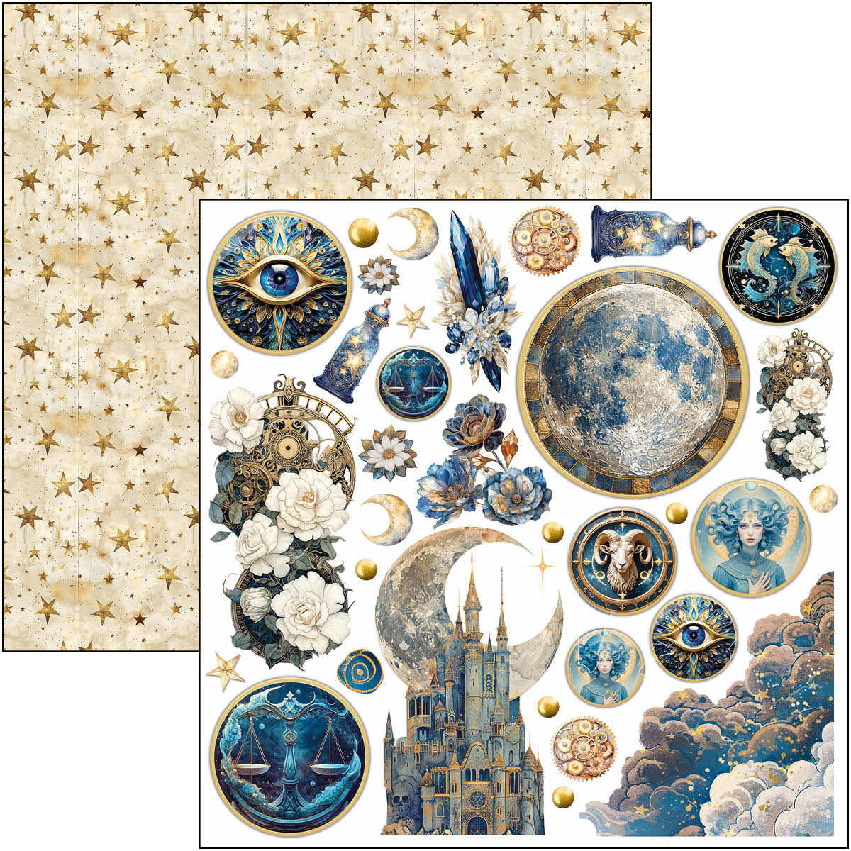 Celestial Fussy Cut Pad 6"x6" 24/Pkg - Image 4