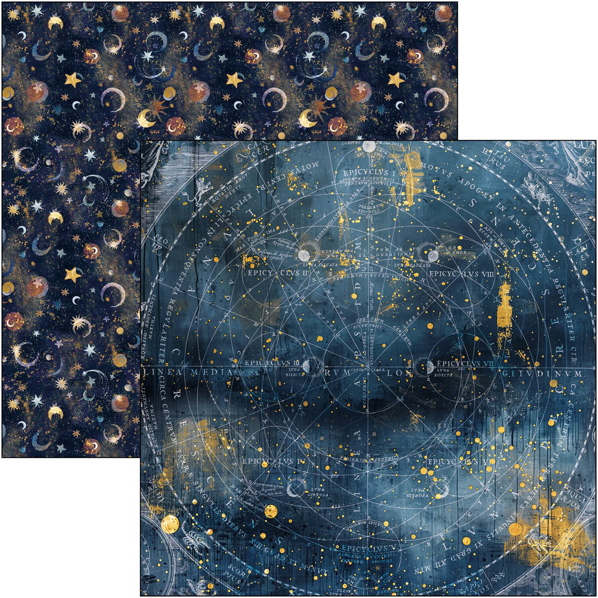 Celestial Paper Pad 12"x12" 12/Pkg - Image 5