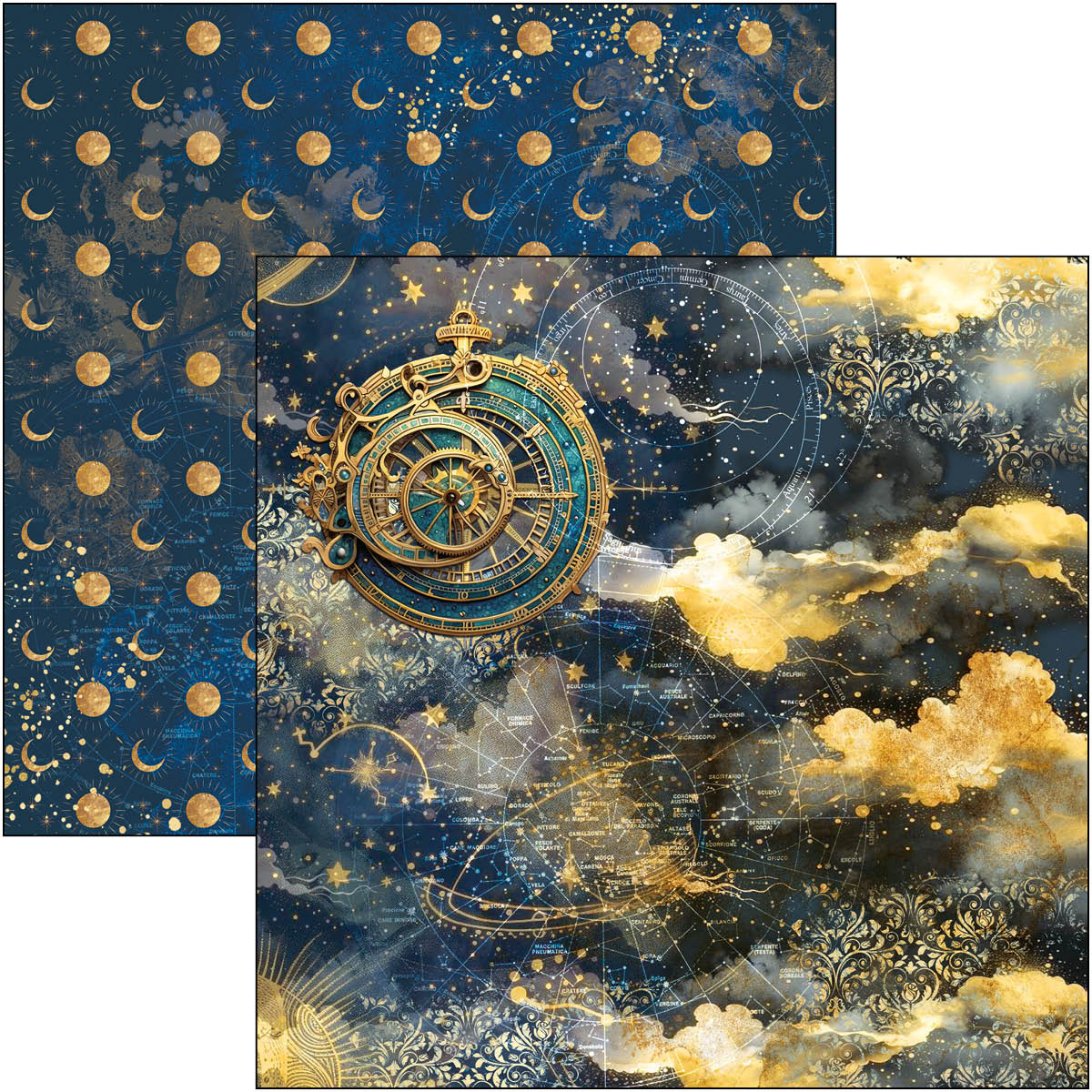 Celestial Paper Pad 12"x12" 12/Pkg - Image 11