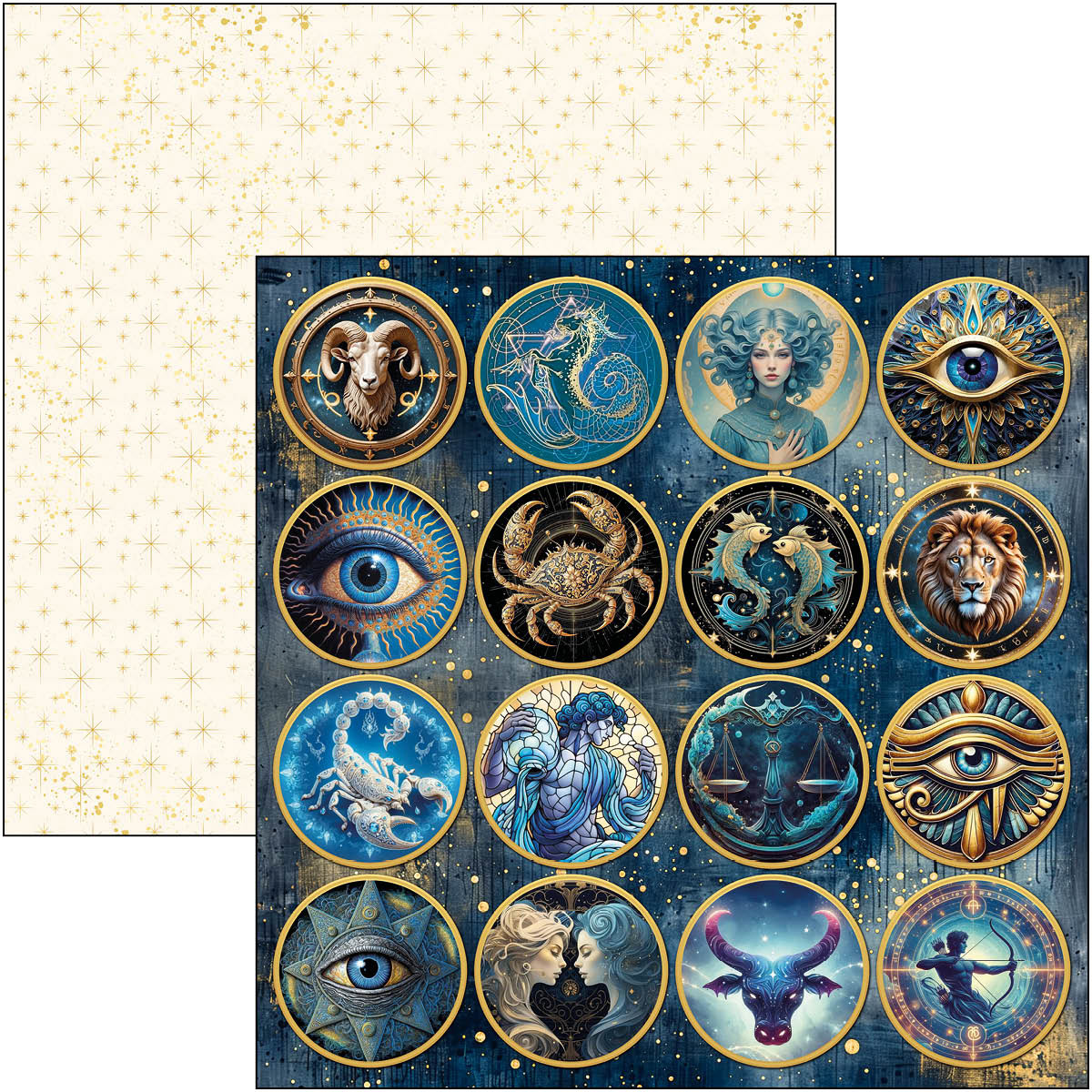 Celestial Paper Pad 12"x12" 12/Pkg - Image 6