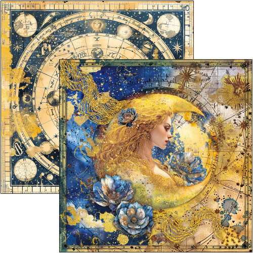 Celestial Paper Pad 12"x12" 12/Pkg - Image 12