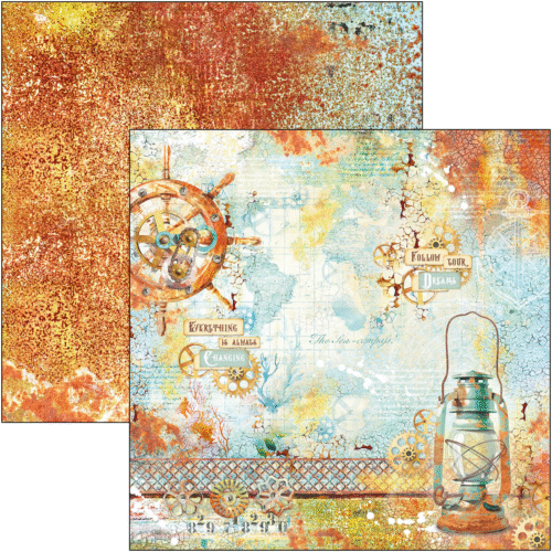 Coral reef Paper Pad 12"x12" 12/Pkg - Image 3