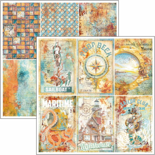 Coral reef Paper Pad 12"x12" 12/Pkg - Image 9