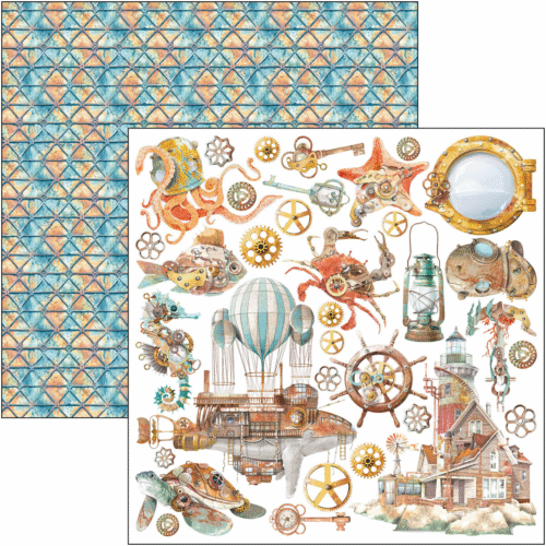 Coral reef Paper Pad 12"x12" 12/Pkg - Image 6