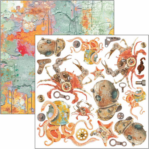 Coral Reef Fussy Cut Pad 6"x6" 24/Pkg - Image 8