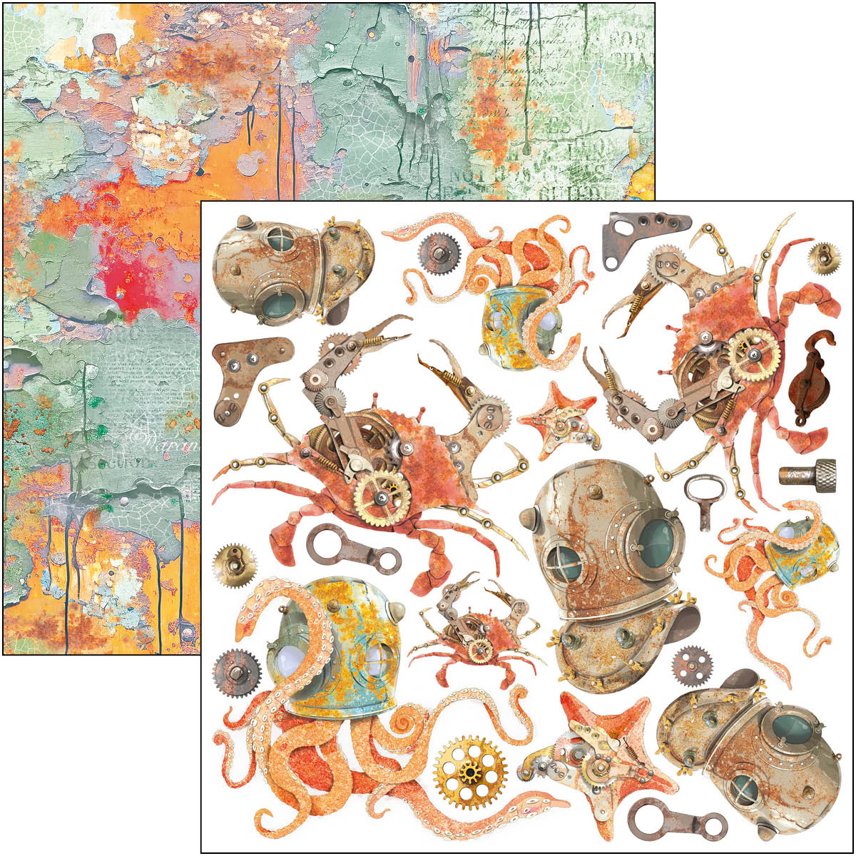 Coral Reef Fussy Cut Pad 6"x6" 24/Pkg - Image 8