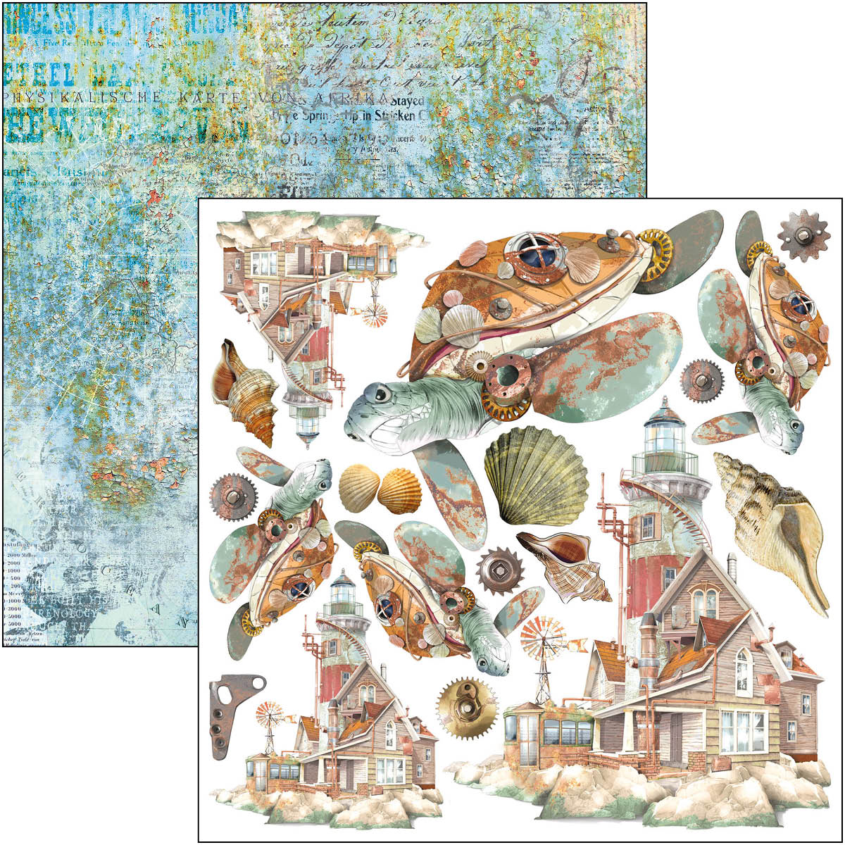 Coral Reef Fussy Cut Pad 6"x6" 24/Pkg - Image 7