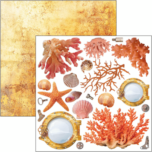 Coral Reef Fussy Cut Pad 6"x6" 24/Pkg - Image 6