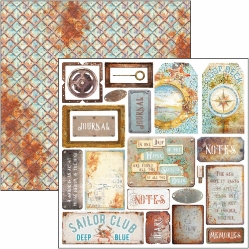 Coral Reef Fussy Cut Pad 6"x6" 24/Pkg - Image 4