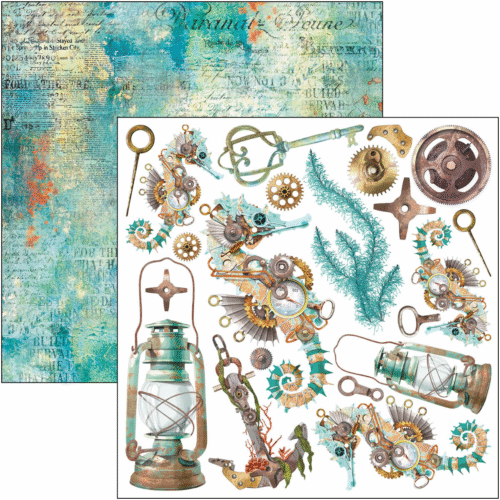 Coral Reef Fussy Cut Pad 6"x6" 24/Pkg - Image 2