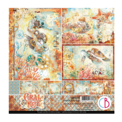 Coral Reef Patterns Pad 8"x8" 12/Pkg