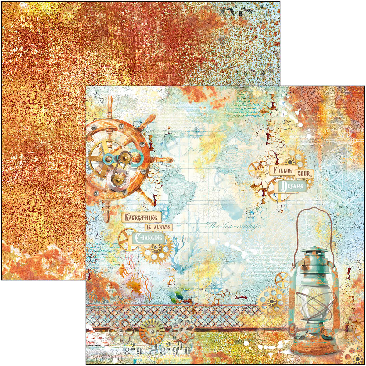 Coral Reef Patterns Pad 8"x8" 12/Pkg - Image 12