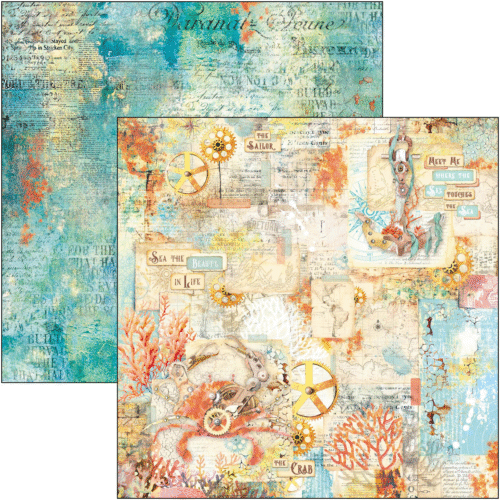 Coral Reef Patterns Pad 8"x8" 12/Pkg - Image 14