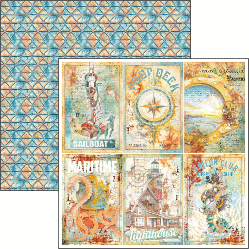 Coral Reef Patterns Pad 8"x8" 12/Pkg - Image 7