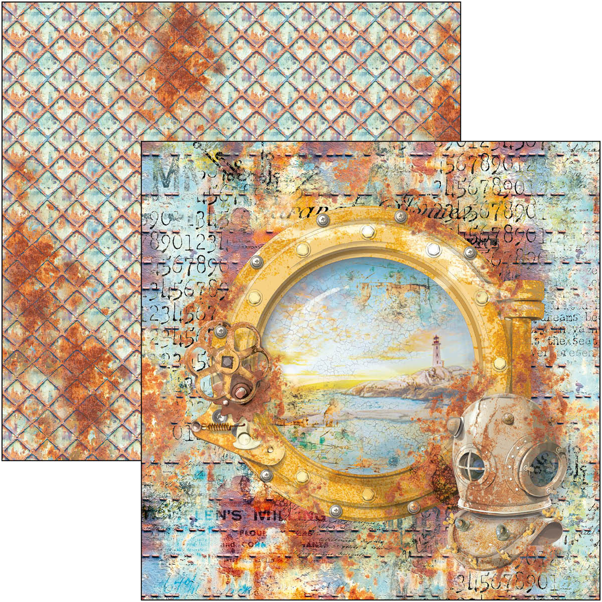 Coral Reef Patterns Pad 8"x8" 12/Pkg - Image 10