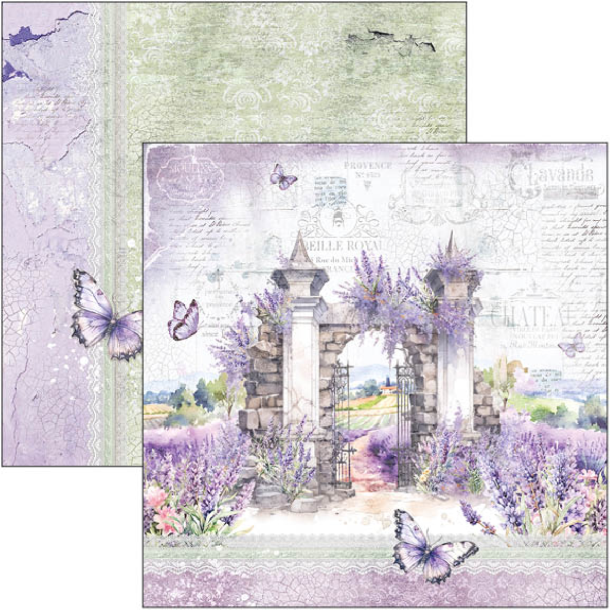 Morning in Provence Paper Pad 12"x12" 12/Pkg - Image 4