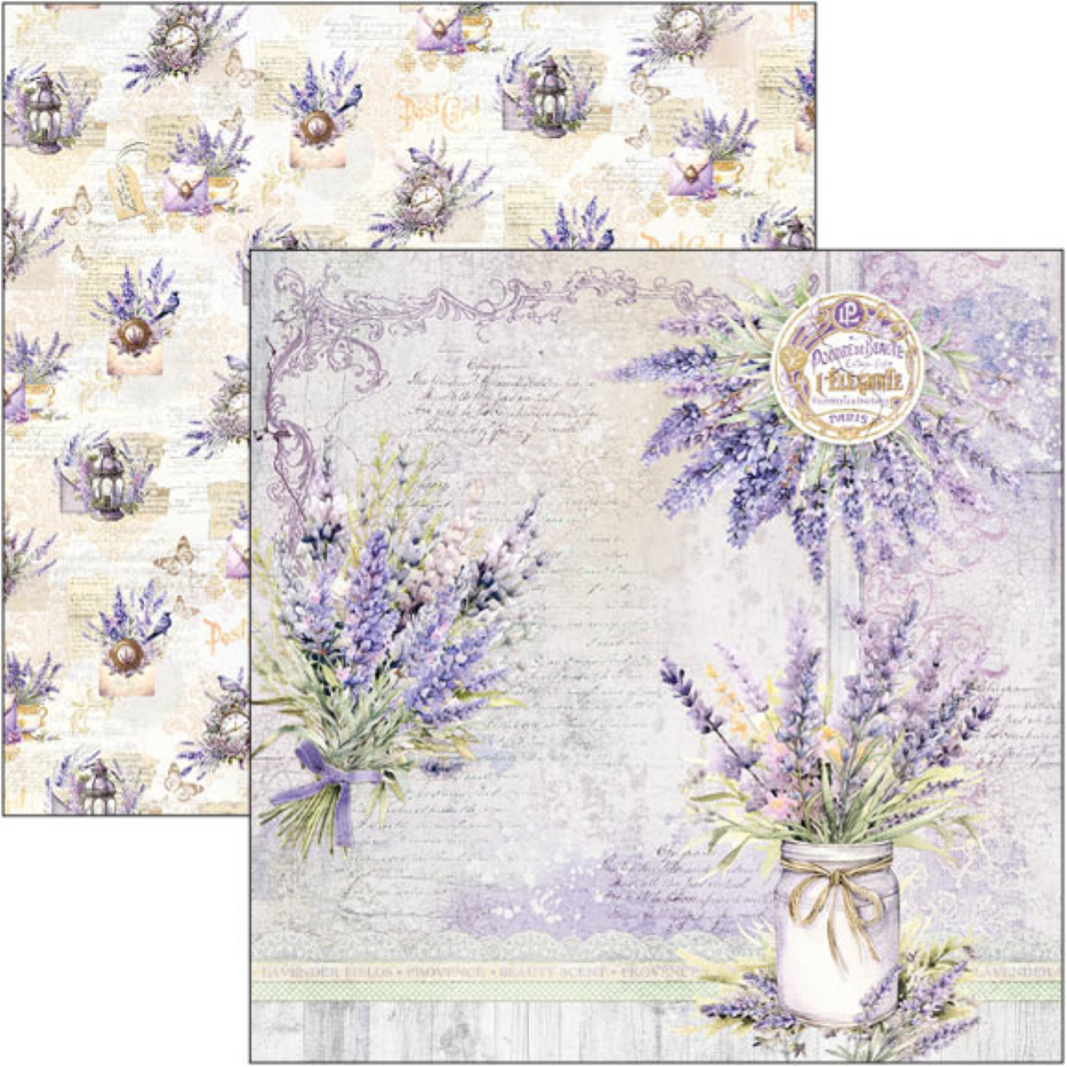 Morning in Provence Paper Pad 12"x12" 12/Pkg - Image 6