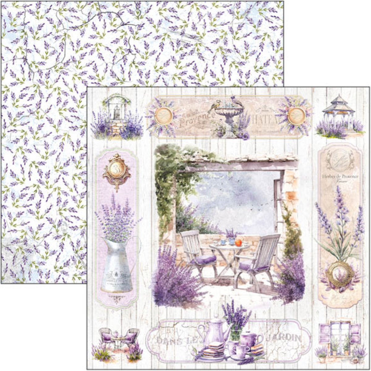 Morning in Provence Paper Pad 12"x12" 12/Pkg - Image 9