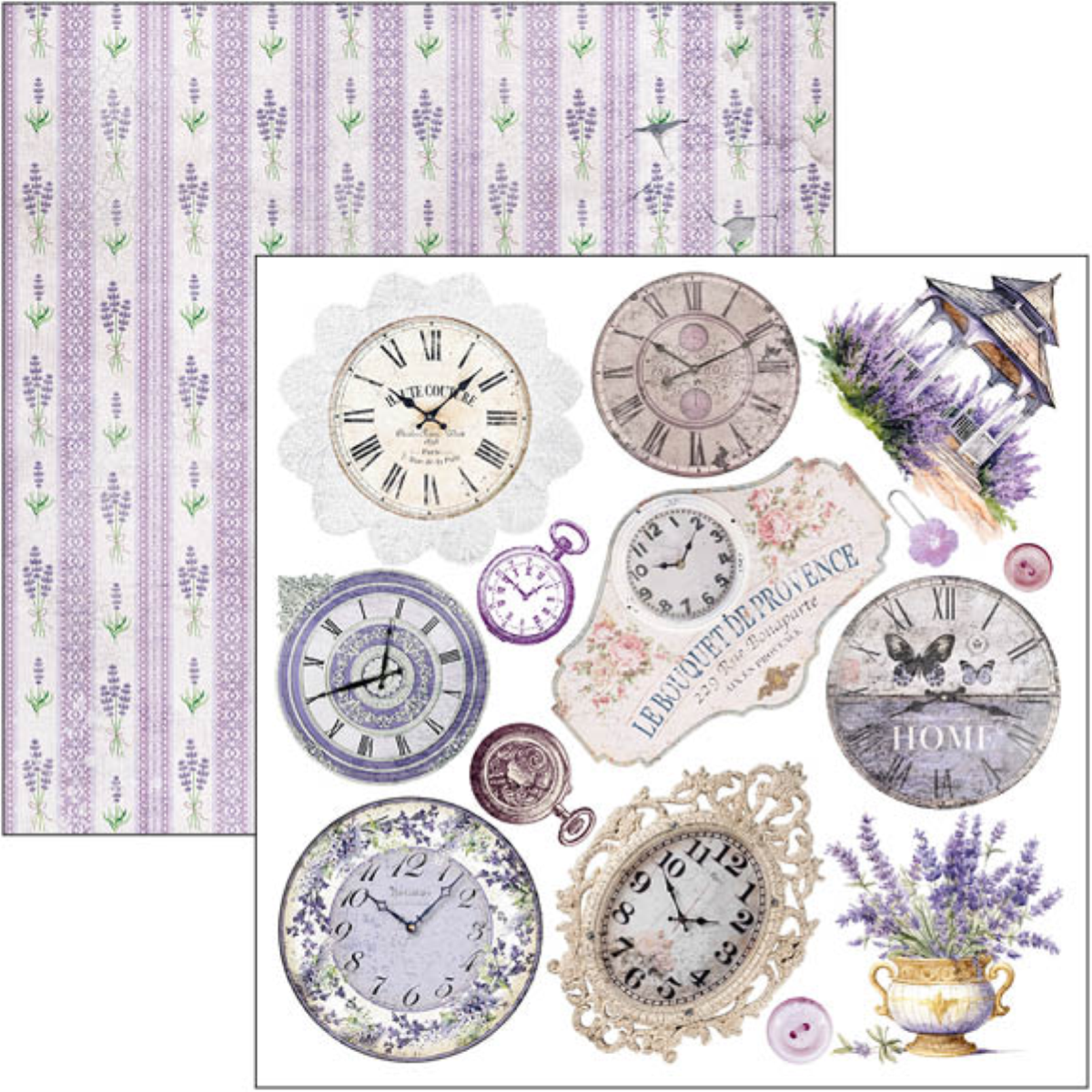 Morning in Provence Fussy Cut Pad 6"x6" 24/Pkg - Image 5