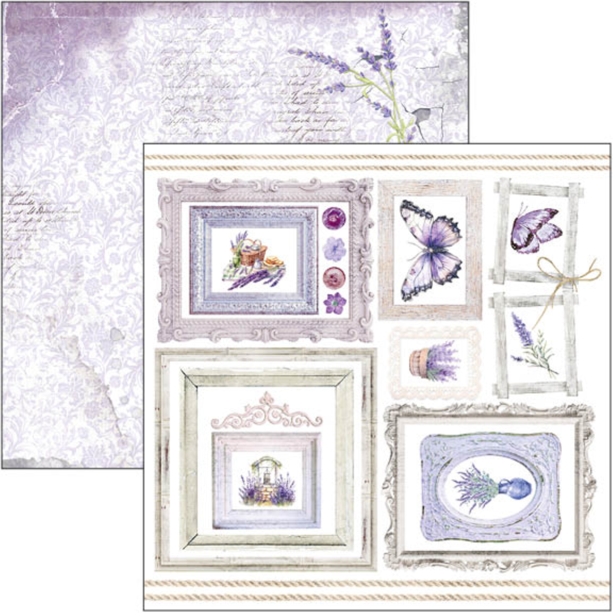 Morning in Provence Fussy Cut Pad 6"x6" 24/Pkg - Image 6