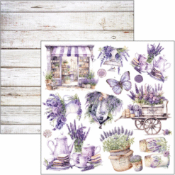 Alternative view of Morning in Provence Fussy Cut Pad 6"x6" 24/Pkg