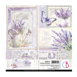 Morning in Provence Patterns Pad 8"x8" 12/Pkg