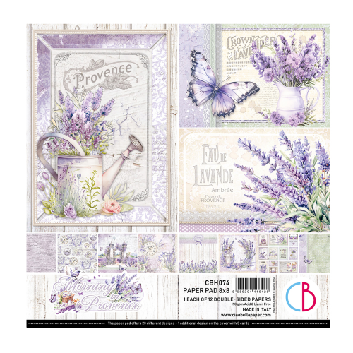 Morning in Provence Patterns Pad 8"x8" 12/Pkg