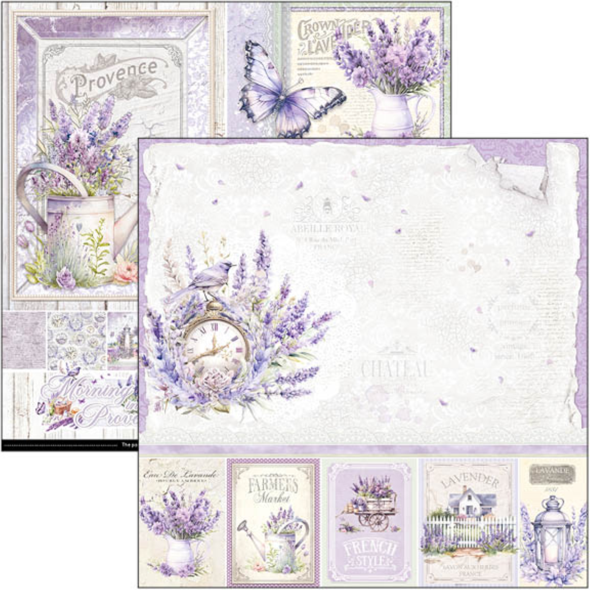 Morning in Provence Patterns Pad 8"x8" 12/Pkg - Image 13