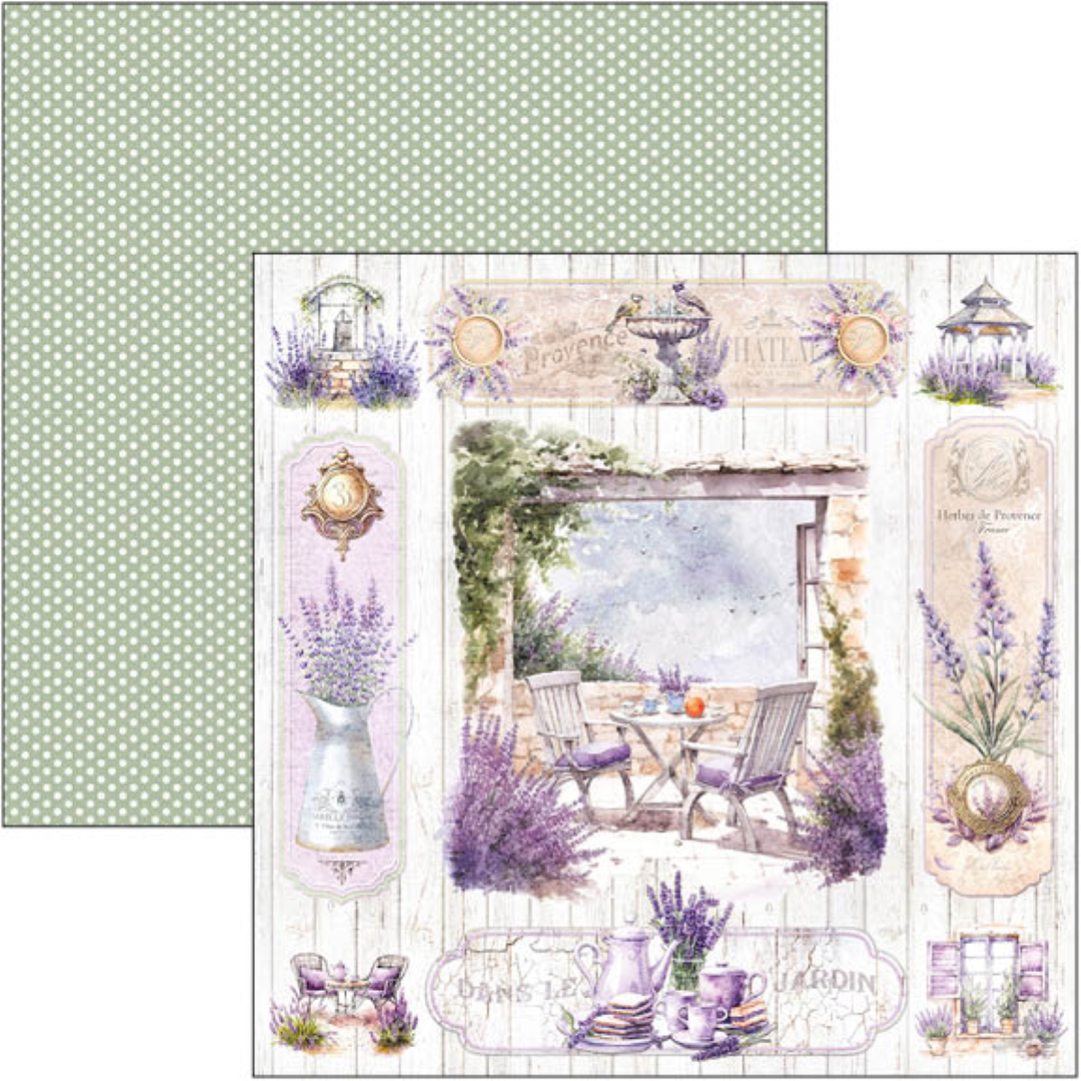 Morning in Provence Patterns Pad 8"x8" 12/Pkg - Image 12