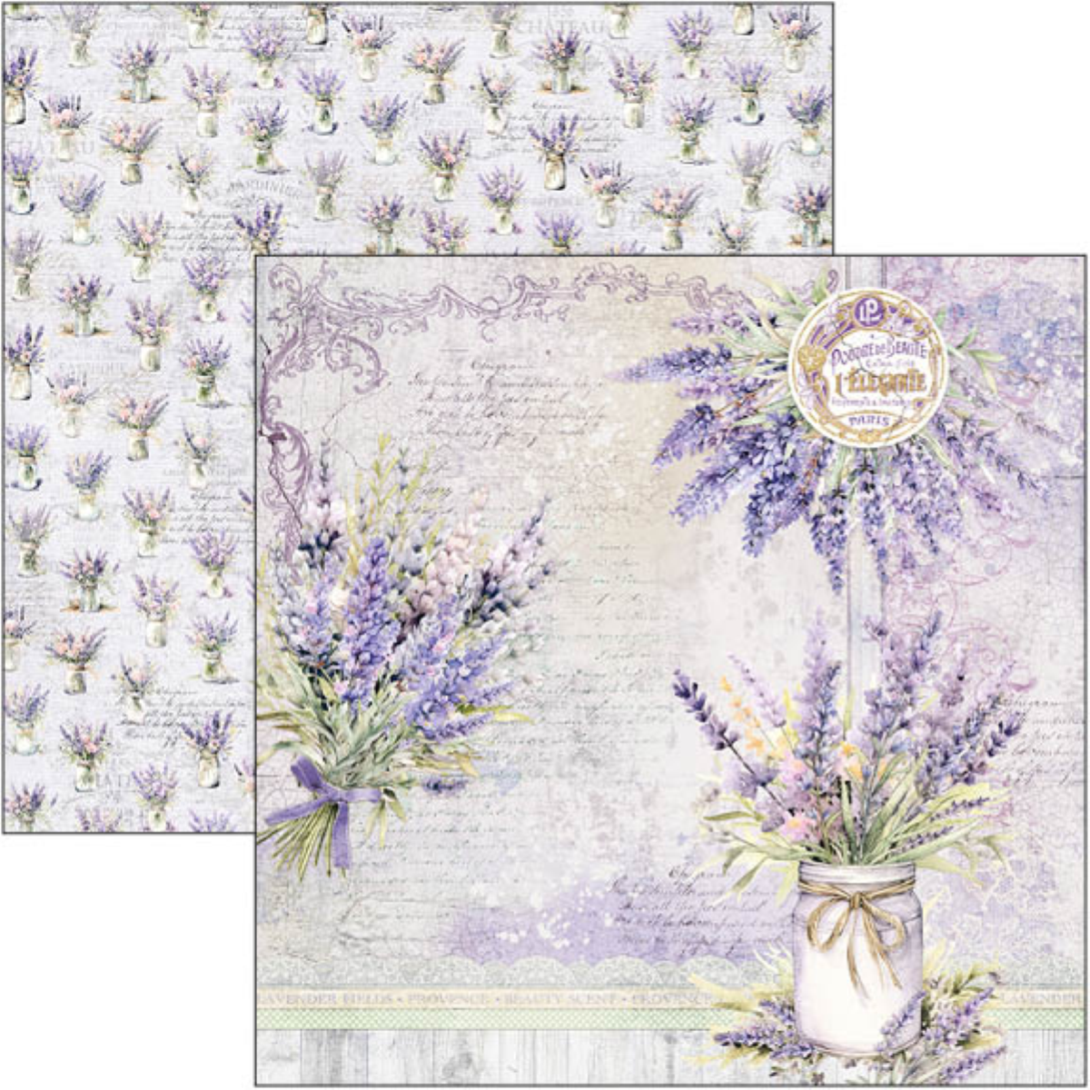 Morning in Provence Patterns Pad 8"x8" 12/Pkg - Image 7