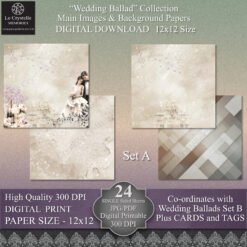 Alternative view of Wedding Ballad Set A 12x12