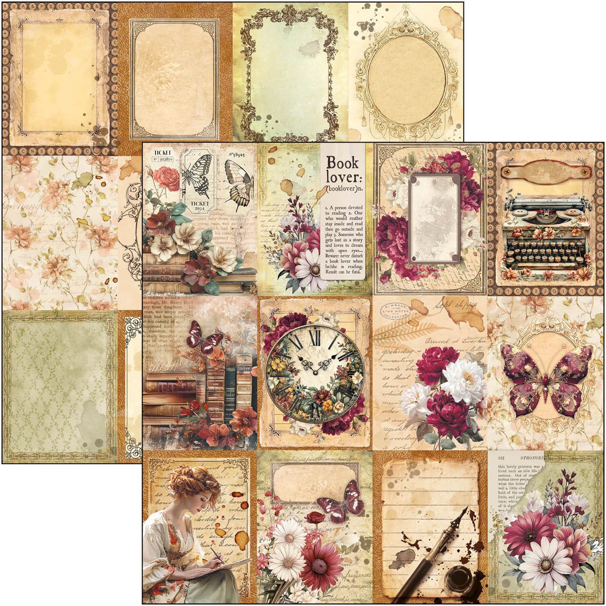 Book Lovers Pad 8"x8" 12/Pkg - Image 8