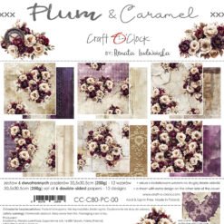 Plum and Caramel 12x12 Main Papers