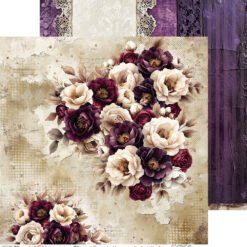 Alternative view of Plum and Caramel 12x12 Main Papers