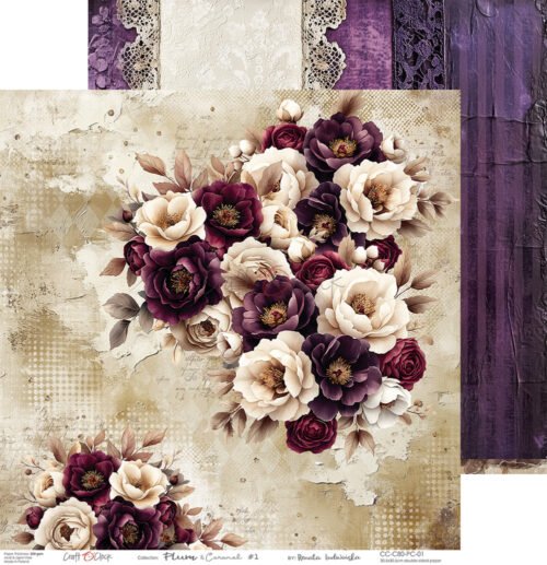 Plum and Caramel 12x12 Main Papers - Image 2