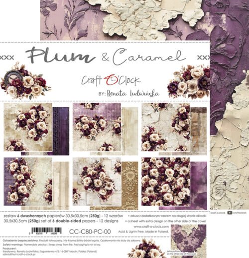 Plum and Caramel 12x12 Main Papers - Image 8
