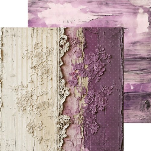 Plum and Caramel 8x8 Mixed Set Papers - Image 13