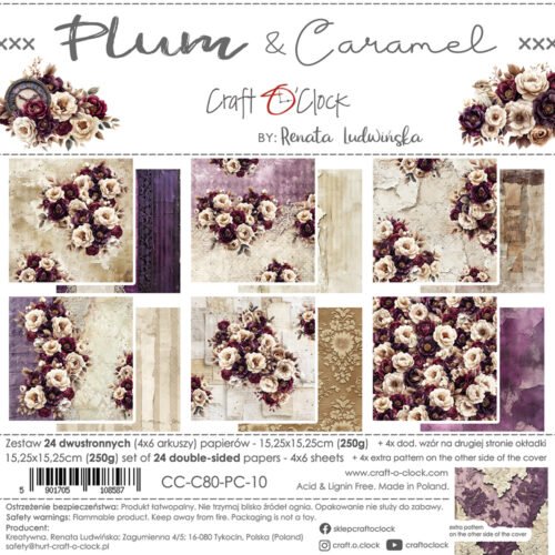 Plum and Caramel 6x6 Main Papers