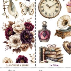 Plum and Caramel Extras Set 3 Mixed