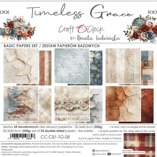 Timeless Grace 8x8 Mixed Set Papers - Image 9