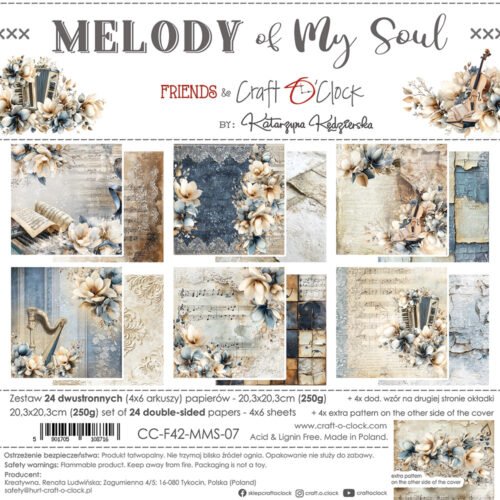 Melody of my Soul 8x8 Mixed Set Papers - Image 2