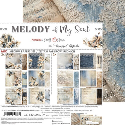 Melody of my Soul 8x8 Mixed Set Papers - Image 16