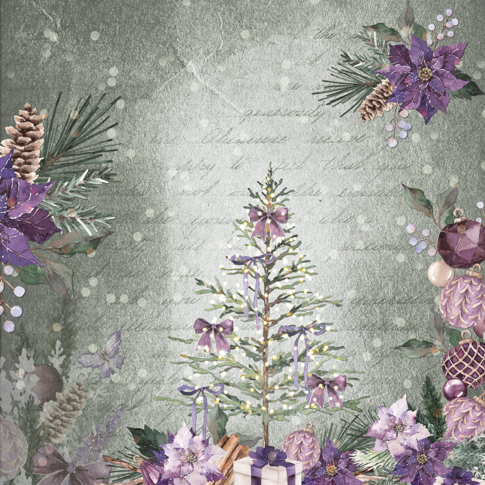 Angelic Christmas Digital Paper Collection - Image 8