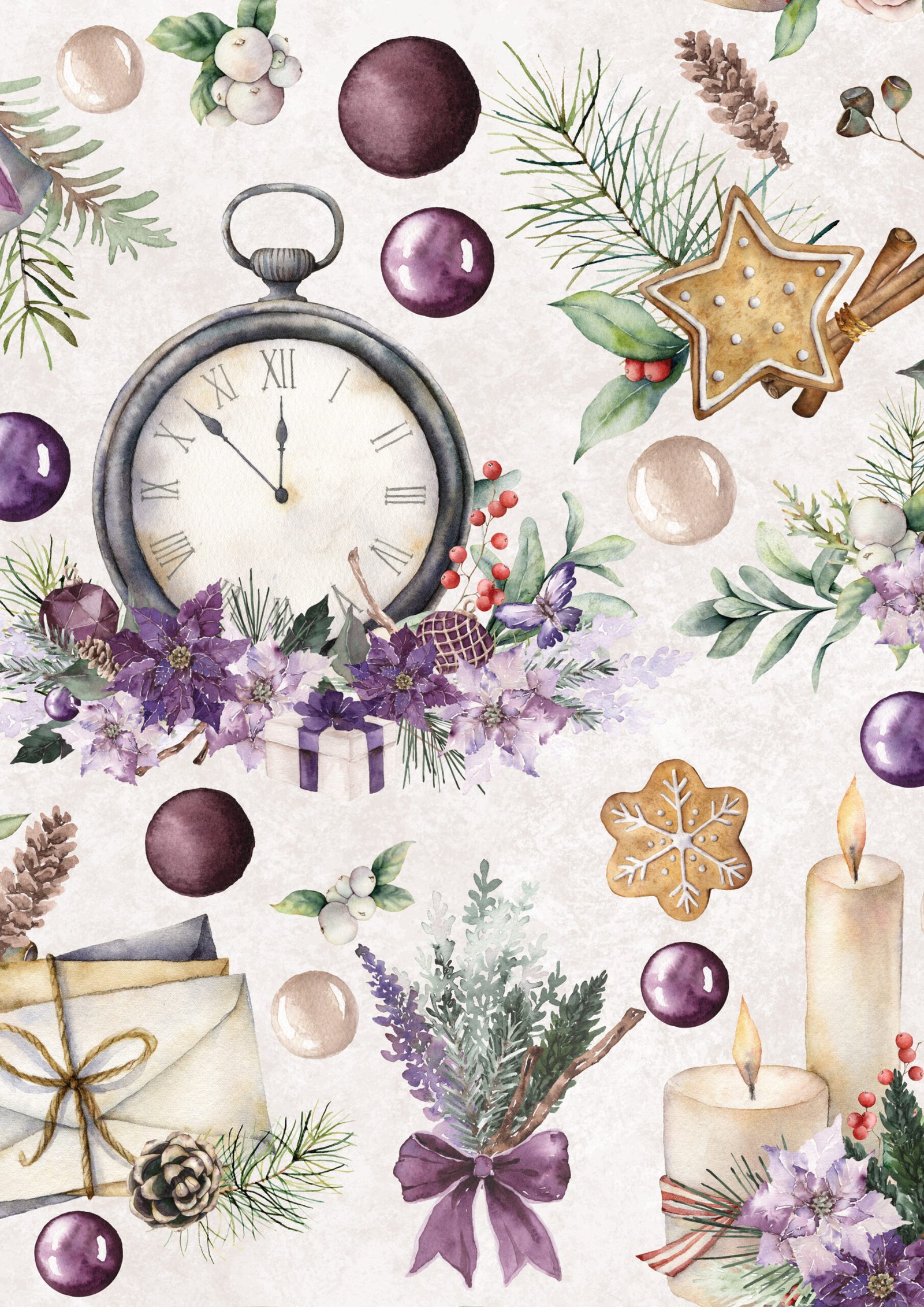 Angelic Christmas A4 Digital Paper Collection - Image 29