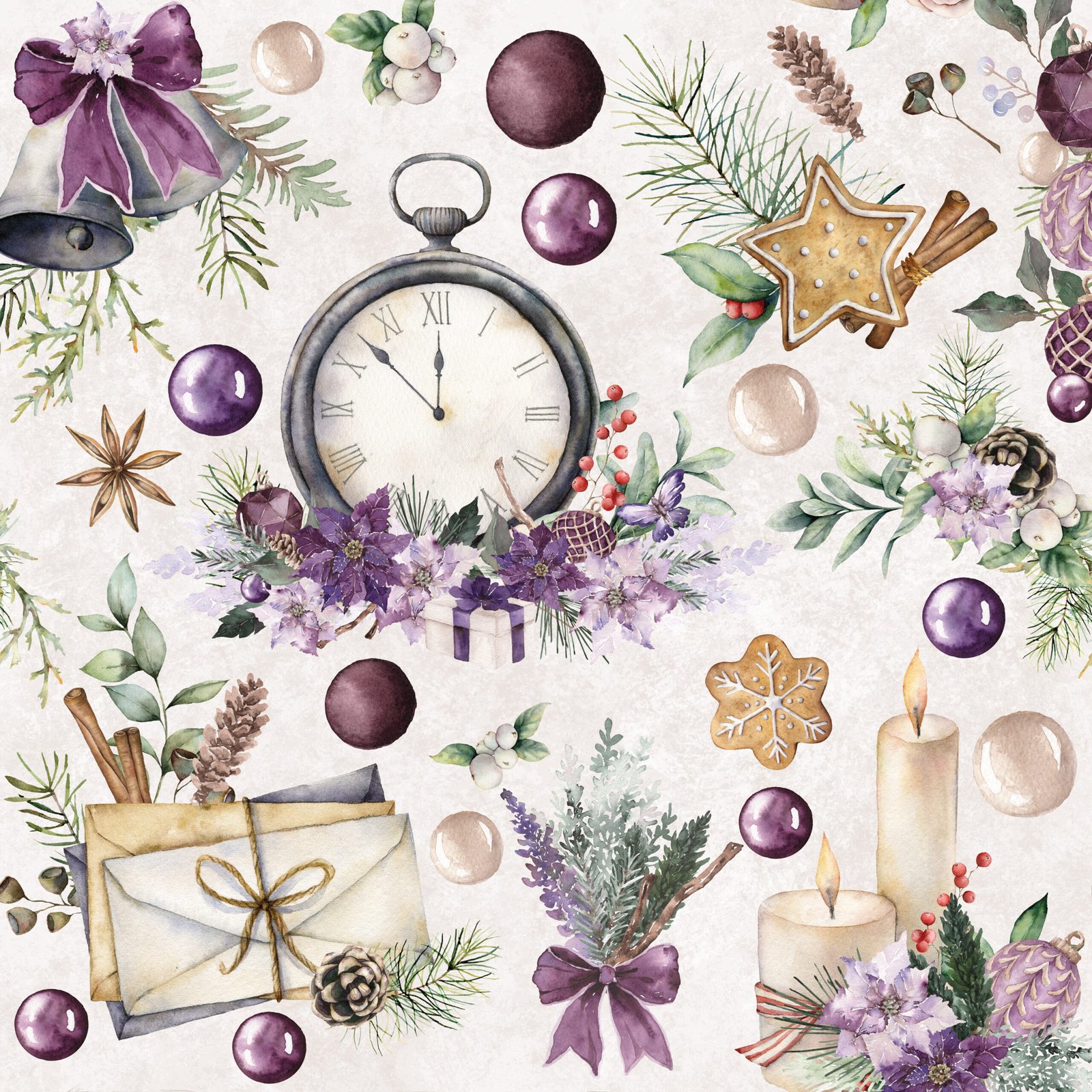 Angelic Christmas Digital Paper Collection - Image 20