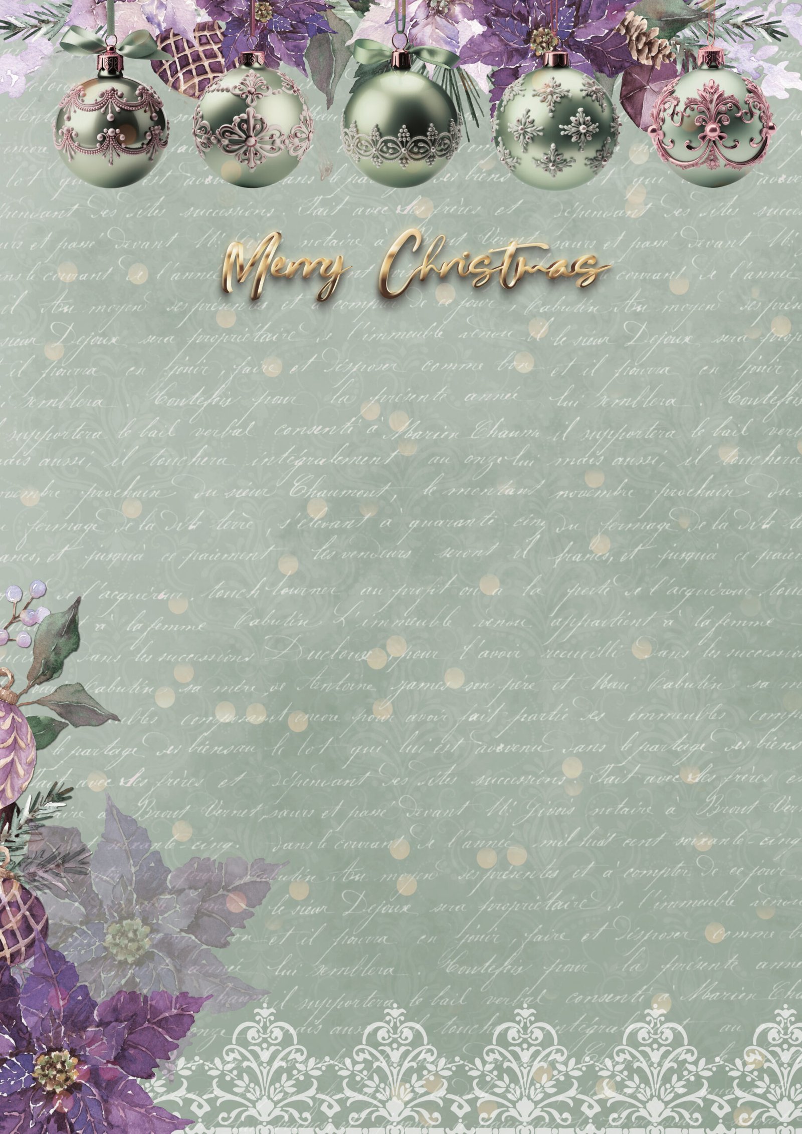 Angelic Christmas A4 Digital Paper Collection - Image 14