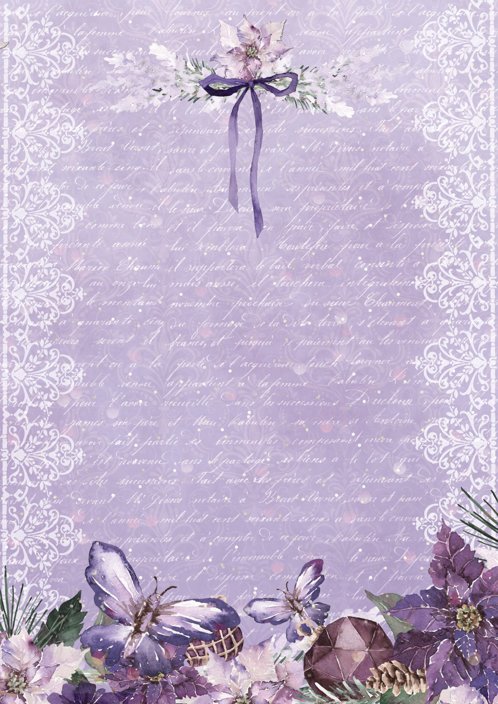 Angelic Christmas A4 Digital Paper Collection - Image 16