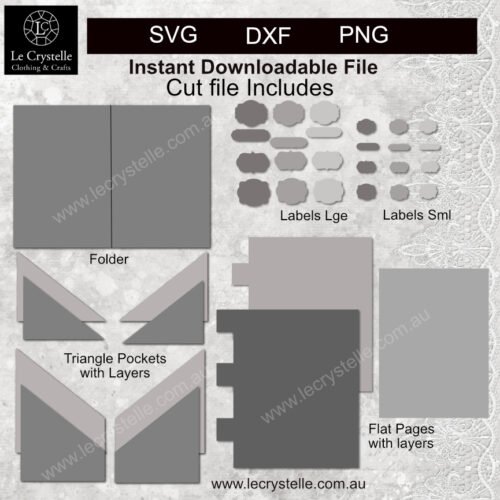 A Diary Journal Portfolio Cut File - Image 2